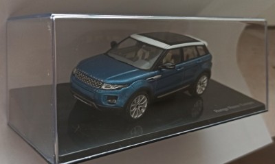 Macheta Land Rover Range Evoque 4 usi bleu - IXO 1/43 foto