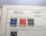 Lot 2 timbre vechi Samoa &bdquo;Express&rdquo; (1877&ndash;1882), ștampilate -A42