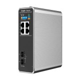 Cumpara ieftin Switch industrial 3 x RJ45 1G PoE+, 1 x RJ45 1G PoE++, 2 x SFP, L2 Cloud Management - Ruijie RG-NIS2100-4GT2SFP-HP