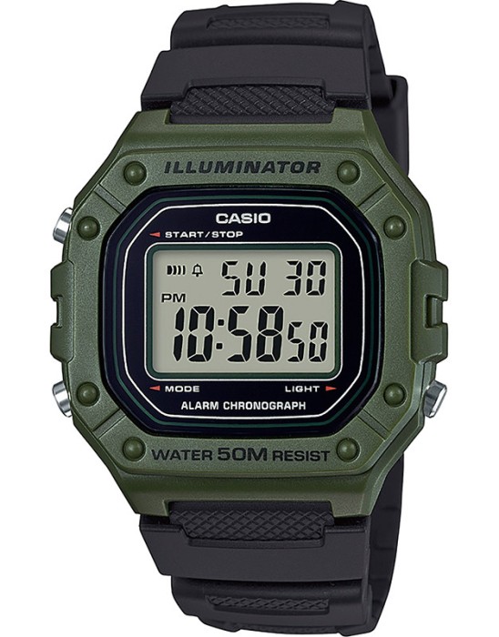 Ceas Barbati, Casio, Collection W-21 W-218H-3A - Marime universala