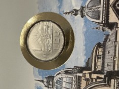 1 Leu 1966 Romania, UNC folder Francklin