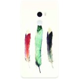 Husa silicon pentru Xiaomi Mi Mix 2, Three Feathers