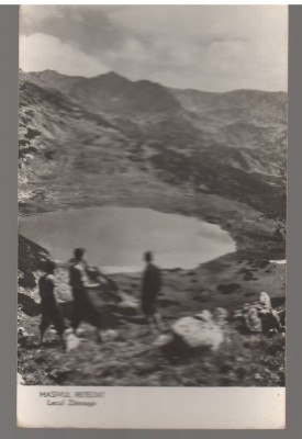 CPIB 17353 CARTE POSTALA - MASIVUL RETEZAT. LACUL ZANOAGA, RPR foto