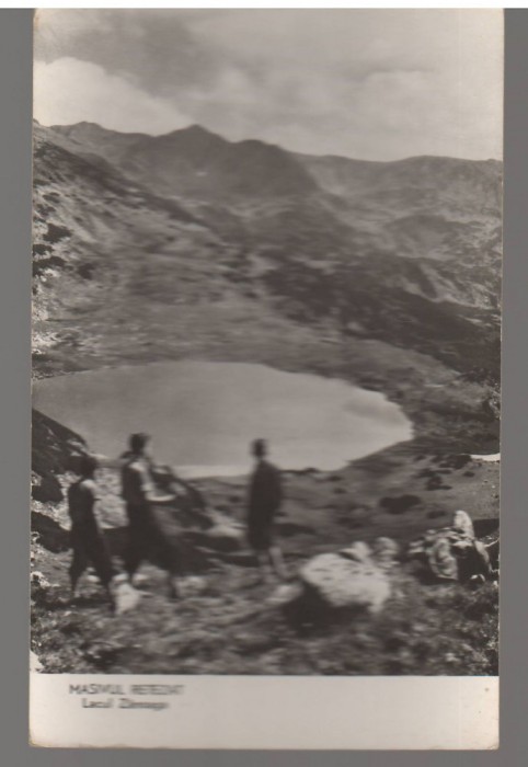 CPIB 17353 CARTE POSTALA - MASIVUL RETEZAT. LACUL ZANOAGA, RPR