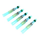 Cumpara ieftin Set 20 morsete termocontractibile, cu spirala de cupru si lipire cu cositor, E-LOCKS, verzi, diametru 3,3 mm