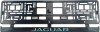 Set 2 bucati, suport numar inmatriculare Jaguar I, Autohelix MSA