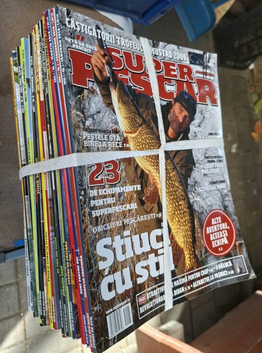 Revista Super Pescar - serie completa 26 numere