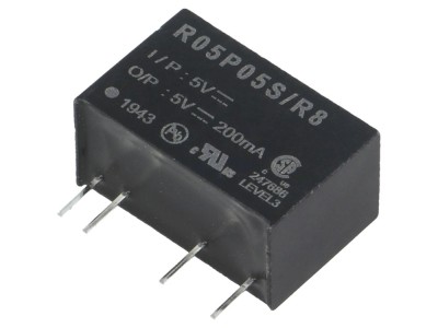 Convertor DC/DC 5V 200mA SIP7 foto