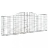 Cumpara ieftin Cos gabion arcuit, 300x30x100/120 cm, fier galvanizat