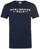 Cumpara ieftin Tricou Hurlingham -mas M -Lichidare stoc, Bumbac, Bleumarin