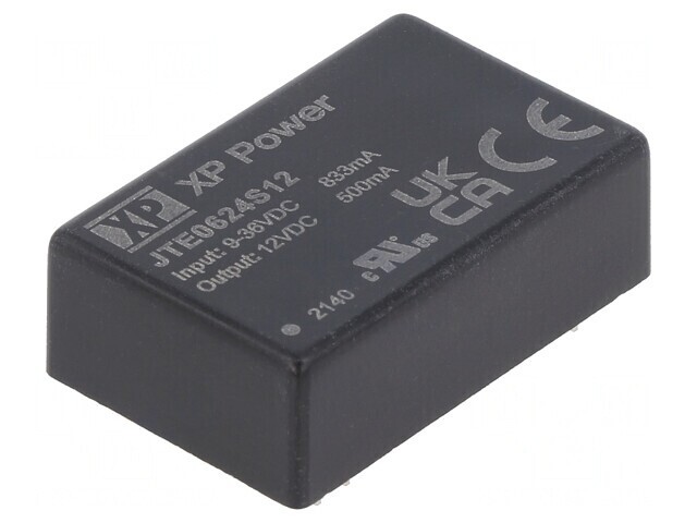 Convertor DC/DC 6W 9-36V la 12V 500mA DIP24