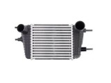 Intercooler Nissan Micra, 04.2011-2017, motor 1.2 72kw, benzina, cu/fara AC, aluminiu brazat/plastic, 215x203x64 mm,, Rapid