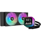 Cumpara ieftin Cooler Procesor DEEPCOOL LP240 ARGB NEGRU