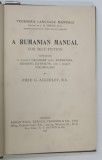 Carte Manual Limba Romana Auto-invatare Fred G. Ackerley, 1917, Engleza, 146 Pagini, Legatura de Epoca, Editura Kegan Paul