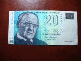 Bancnota Finlanda 20 Markkaa 1993, Europa, stare buna