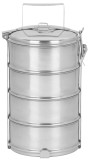 Caserola alimentara din inox MagicHome, 4 recipiente x 1,2 L