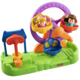 Set de joaca Little People Ferris Wheel Fisher - Price, cu sunete, Multicolor