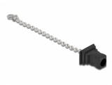Protectie pentru conector fibra optica SC Negru prindere lant, Delock 86847