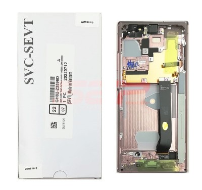 LCD+Touchscreen cu Rama Samsung Galaxy Note 20 Ultra / N985 BRONZE Original Service Pack foto