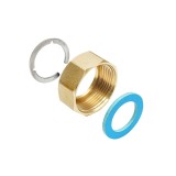 Set racord simplu DN25 1 1/4 pentru teava flexibila gofrata din inox