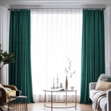 Draperie din catifea blackout cu rejansa din bumbac tip fagure, Madison, 200x250 cm, densitate 700 g/ml, Paradiso, 1 buc