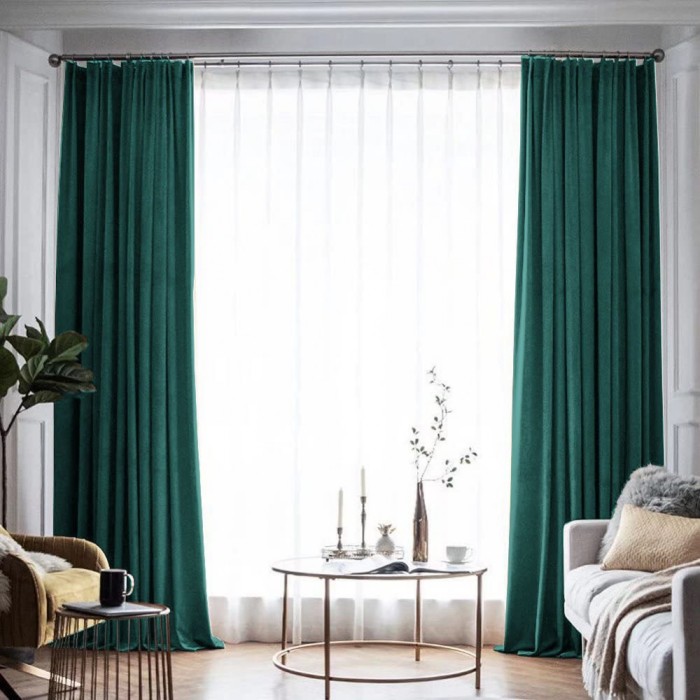 Draperie din catifea blackout cu rejansa din bumbac tip fagure, Madison, 200x260 cm, densitate 700 g/ml, Paradiso, 1 buc