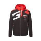 Toyota Gazoo Racing geacă de bărbați cu glugă rain redblack WRT 2026 - M