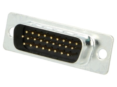 Conector D-Sub HD 26 pini, neagră foto