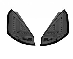 Set stopuri tuning FORD FIESTA (JA8), 01.2013-12.2017, partea stanga+dreapta, Taiwan, cu Lampa pozitie parcare fibra optica; LED; fumuriu, argintiu;