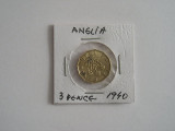 M3 C50 - Moneda foarte veche - Anglia - three pence - 1940, Europa