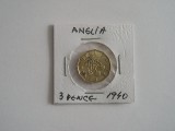 M3 C50 - Moneda foarte veche - Anglia - three pence - 1940