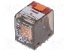 Releu electromagnetic, 48V AC, 6A, 4PDT, serie PT, TE Connectivity - 8-1419111-8