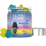 Vitamine gumate Nutriburst Kids Trolls SuperKidz 60 buc - Fara zahar, Vegane, Vitamina C, D, B, DHA