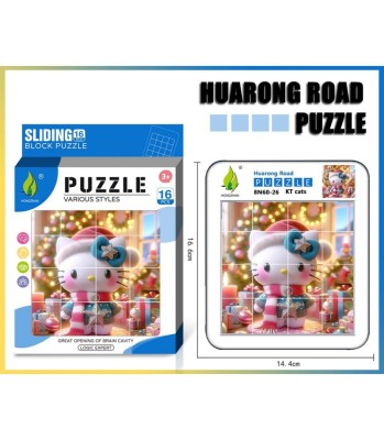 PUZZLE GLISANT 4x4 PISICĂ foto