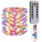 Instalatie luminoasa de Craciun cu Telecomanda si Temporizator, 300 LED-uri, Alimentare USB, 8 Moduri de Iluminare, Rezistenta la umezeala, 30 m, Mult