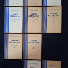 Carte - Gazeta Matematica, Seria B, anul XXV, nr. 1,2,3,4,5,6,7,8,11,12 - 1974