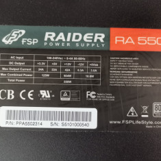 Sursa Forton FSP Raider RA 550/550W, Silver.