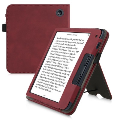 Husa pentru Kobo Libra 2, Piele ecologica, Rosu, kwmobile, 56580.19 foto