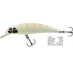 Vobler FL FL158 Sinking 70mm 9.6g Depth All Round Colour 854 foto