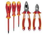 Set unelte FELO 41395199: Cleşti şi şurubelniţe izolate pentru electricieni