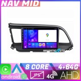 Navigatie Hyundai Elantra 2018 Android 12, 4GB RAM, 64GB, CarPlay