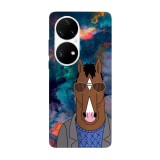 Husa compatibila cu Huawei Mate 40 model Chilling BoJack, Silicon, TPU, Viceversa, Transparent, Carcasa