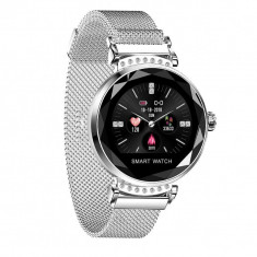 Smartwatch Prolight Anette Signiture H2, Bleutooth 4.0, 1.04 , Notificari, Argintiu foto