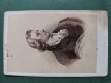 Fotografie galerie atelier E. Neurdein -Bdul Sebastopol -Paris ,dimensiuni 11 cm x 6 cm, anii 1900, ,personalitati, FREDERICH SCHILLER