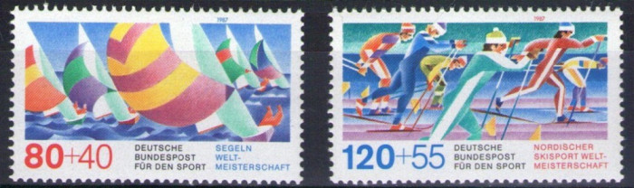 B0633 - Germania 1987 - Sport 2v. neuzat,perfecta stare