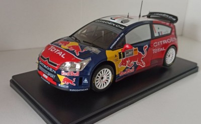 Macheta Citroen C4 WRC Loeb Rally Germany 2008 - IXO/Altaya 1/24 foto