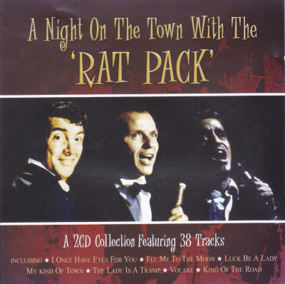 CD Jazz: Rat Pack &amp;lrm;&amp;ndash; A Night on the Town with The &amp;#039;Rat Pack&amp;#039; ( 2 CD-uri ) foto