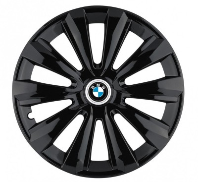 Set 4 Capace Roti, potrivite jantelor de R16, pentru BMW, model delta negru foto