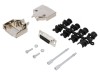 Conector D-Sub 15-Pini Mufă Mamă Lipire Cablu Kit Complet, MH CONNECTORS