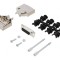Conector D-Sub 15-Pini Mufă Mamă Lipire Cablu Kit Complet